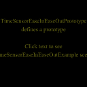 TimeSensorEaseInEaseOutPrototype